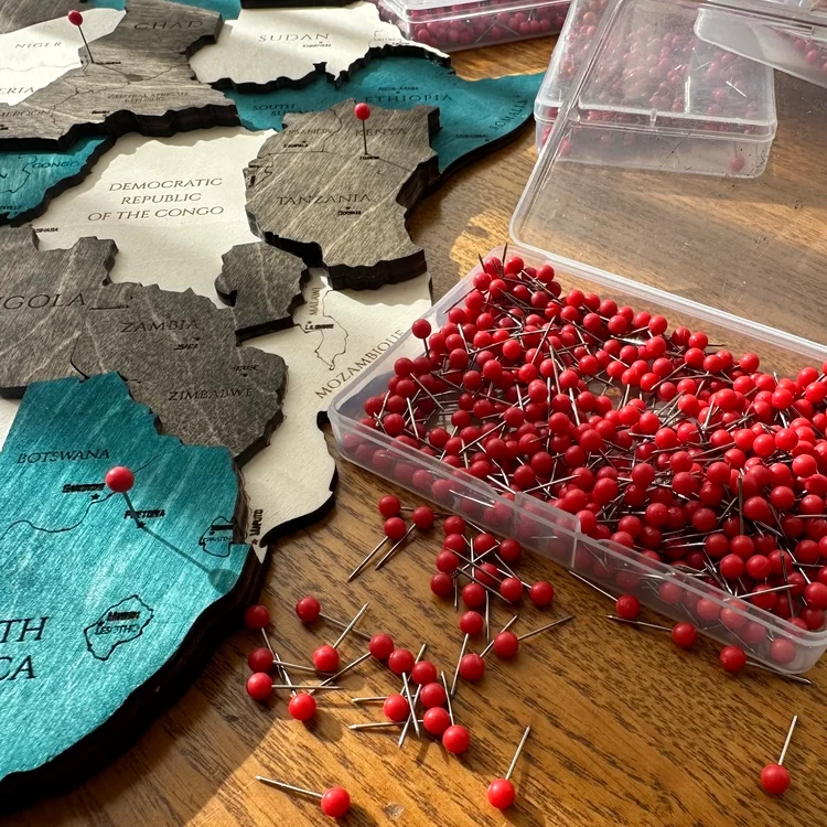 Set de pioneze pentru marcarea destinațiilor