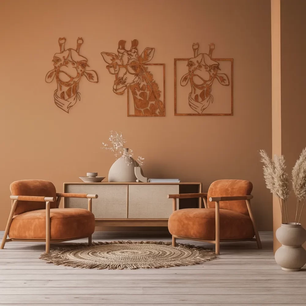 Decorațiune de perete Giraffe Mood